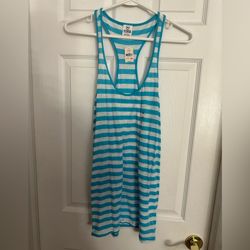 PINK Victoria’s Secret Striped Tank Top